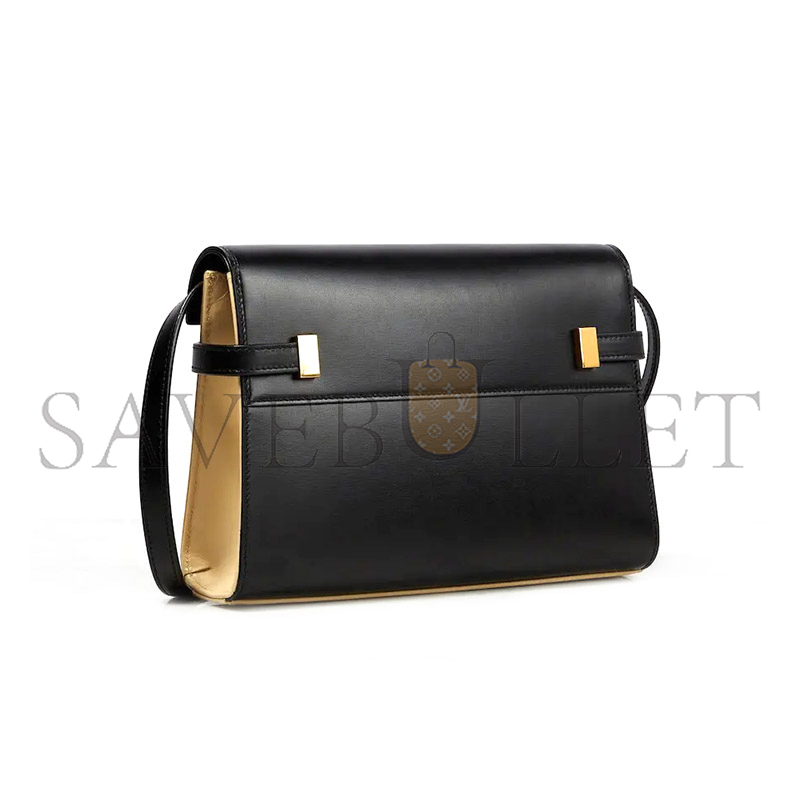 y*l manhattan shoulder bag in box Sa**t Lau*nt leather 579271314784 (29*20*7.5cm)